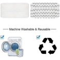 thumbnail image 4 of Steam Mop Pad for Bissell PowerFresh Vac & Steam 2747A, 1132 1543 1632 1652 Symphony Vacuum and Steam Mop Series, 6 Pack, 4 of 5