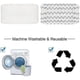 thumbnail image 4 of Steam Mop Pad for Bissell PowerFresh Vac & Steam 2747A, 1132 1543 1632 1652 Symphony Vacuum and Steam Mop Series, 6 Pack, 4 of 5
