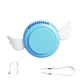 thumbnail image 2 of Ventilador de cuello para colgar al aire libre, mini enfriador de aire, silencioso portátil, ventilador de collar de enfriamiento de 3 velocidades, azul sidaley HA005112-03, 2 of 6