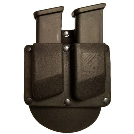 Double Paddle Magazine Pouch Thermo Molded 9mm / .40 Fit most Double Stack Magazine guns (RP113) (Stationary) (Best Double Stack 9mm For Ccw)