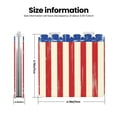 thumbnail image 3 of Uemuo America Flags2 Print Compact Portable Pocket Makeup Mirror - Leather Cover, Elegant Travel Cosmetic Mirror for Purse, Pocket, and Handbag-Square, 3 of 9
