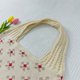 thumbnail image 4 of Bolso Mano Ganchillo Hombro Estético Hobo Hueco para Mujer (albaricoque), 4 of 9