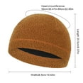 thumbnail image 3 of Yibooy Unisex Polar Fleece Warm Beanie Hat Windproof Skull Cap Winter Hat for Men Women, 3 of 8