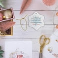 thumbnail image 6 of 3drose, Mark Twain Quotes - a Person with a New Idea Is, 3 inch Snowflake Porcelain Ornament, 6 of 7
