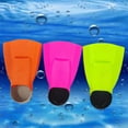 thumbnail image 4 of Yesbay 1 Pair Silicone Diving Fins Swimming Training Fins Professional Snorkeling Flippers Short Blade Flippers Leg Strength Building Adults Swimming Flippers, 4 of 8