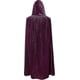 thumbnail image 1 of Capa con capucha de terciopelo Unisex Capa de Halloween Diablo Bruja Mago Halloween Navidad Cosplay, 1 of 2