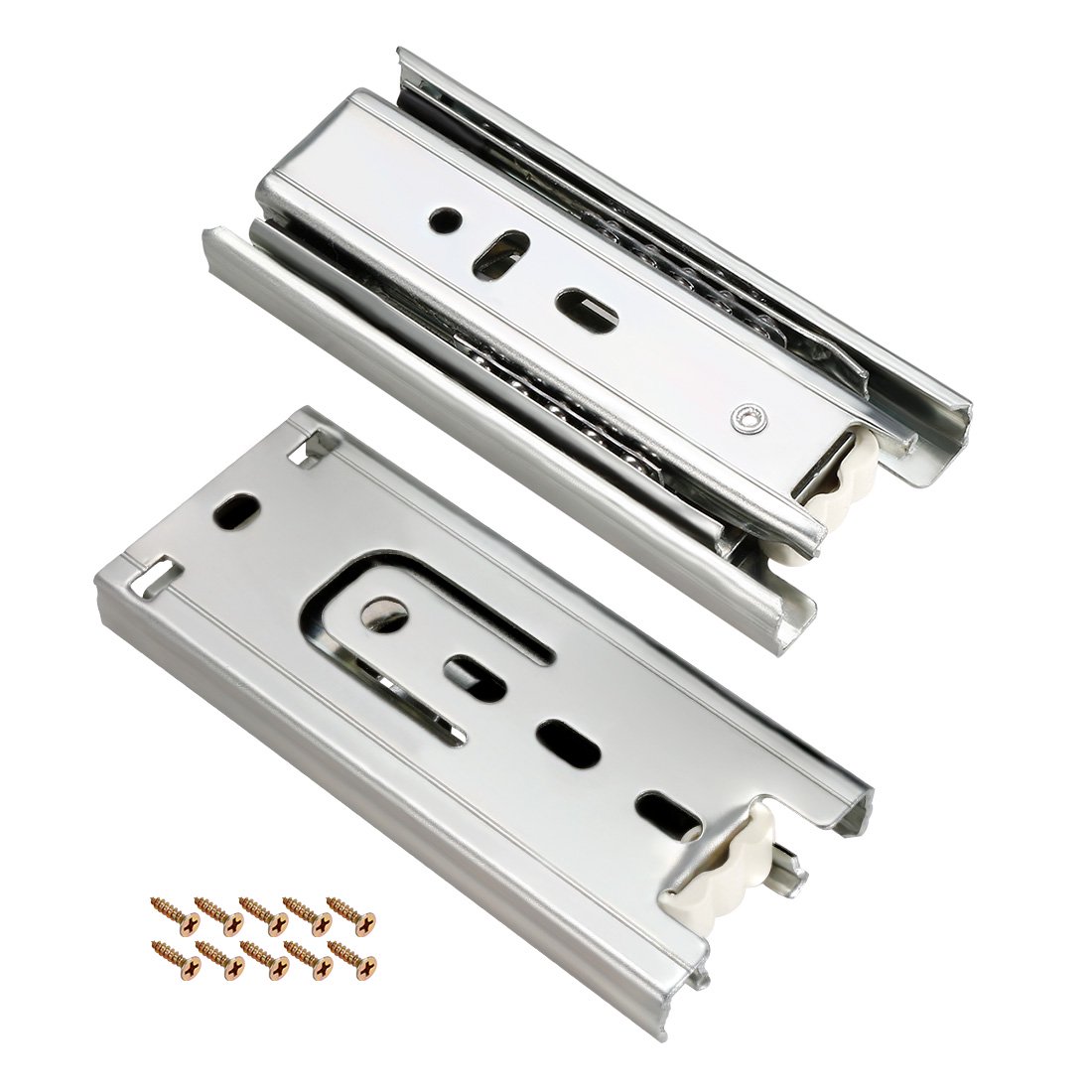 Ball Bearing Side Mount Drawer Slides Full Extension 4 Inch