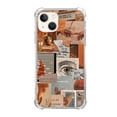 thumbnail image 1 of Orange Collage Case Compatible with iPhone 13,Aesthetic Art Design TPU Bumper Bumper Cover Case, 1 of 6