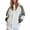 Beige, variant on Color Block Hooded Windbreaker for Women, Lightweight Soft Shell, Water Resistant Outdoor Hiking Coat, 1 Piece, L-XXXXL, Plus Size Friendly