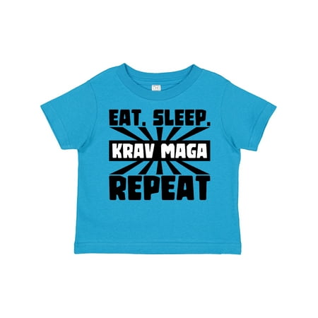 

Inktastic Eat Sleep Krav Maga Repeat Gift Toddler Boy or Toddler Girl T-Shirt