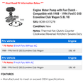 thumbnail image 2 of Engine Water Pump with Fan Clutch - Compatible with 1988 - 1996 Ford E-350 Econoline Club Wagon 5.8L V8 1989 1990 1991 1992 1993 1994 1995, 2 of 2