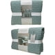 thumbnail image 2 of Set Colcha Morley 3 Piezas Ligera Suave Fresca - Azul/ Matrimonial- Queen Size, Doble Vista, 2 of 3