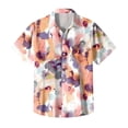 thumbnail image 5 of Hawaiian Shirt For Men, Men's Vintage Button Down Bowling Shirts Short Sleeve Summer Beach ShirtL, 5 of 5