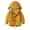 Yellow, variant on Herrnalise Thickened Jackets For Toddlers Girls Boys Fleece Hoody Jackets Kids Zip Up Outerwear Coat Toddler Kids Jacket Sweatshirt