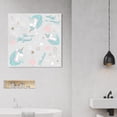 thumbnail image 2 of Wynwood Studio 'Believe In Magic Pattern' Fantasy and Sci-Fi Wall Art Canvas Print - Blue, Pink, 12" x 12", 2 of 2