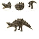 thumbnail image 5 of Decoración de dinosaurios en miniatura de Stegosaurus decoración de escritorio adorno té mascota de latón figura de dinosaurio para festival jardín de, 5 of 8