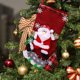 thumbnail image 4 of Regalo de Navidad Calcetines Bolsa Regalos Calcetín Relleno Navidad Santa Adornos para el hogar Tmvgtek Oficina Multiescena Multifunción, 4 of 9
