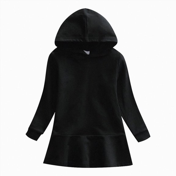 mgoYE Girls Swim Cover Up UPF 50 Sun Protection Hoodie Long Sleeve Rash Guard Full Zip Quick Dry Beach Swimsuit Coverup(Black,9-10 Years)