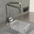 thumbnail image 3 of 1 escurridor de cocina de acero inoxidable, retráctil, para fregadero., 3 of 5