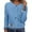 Blue, variant on Women Cardigan Floral Heart Buttons Knitted Short Sleeve Round Neck Cropped Sweater Fashion Top Outfits Clothes