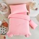 thumbnail image 5 of Juego de ropa de cama para niños pequeños UOZZI de 5 piezas en microfibra suave color rosa, 5 of 9