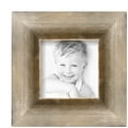 thumbnail image 2 of ArtToFrames 5" x 5" Antique Silver Picture Frame, 5x5 inch Silver Wood Poster Frame (WOM-4944), 1 Pack, 2 of 7