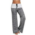 thumbnail image 2 of Dyegold Wide Leg Yoga Pants For Women Casual Loose High Waisted Sweatpants Lounge Comfy Workout Drawstring Leggings Pajama, 2 of 4
