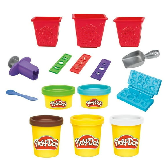 Play-Doh Kitchen Creations Popcorn ‘n Candy Playset, Play Food Set, Kids Toys