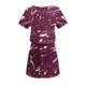 thumbnail image 4 of Mini Vestido de Verano Color Sólido Cuello en V Manga Corta Vestido de Becerro Medio, Vestido Corto de Verano, 4 of 5