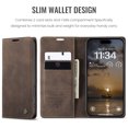 thumbnail image 6 of Dandapaier for iPhone 17 Pro Max Flip Wallet Case with Kickstand , Credit Card Slots, Cash Slot and Magnetic Closure,Retro Soft Leather Case Designed for Women and Men ，6.9"，coffee, 6 of 12