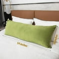 thumbnail image 6 of Body Pillow, Cooling Memory Foam Body Pillows for Adults Sleeping, Long Pillow for Bed, Big Large Firm Full Body Pillow for Side Sleeper, 6 of 11