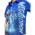 thumbnail image 4 of Monster Jam Megladon Toddler Boys Button Shirt with Short Sleeves, Sizes 12M-5T, 4 of 8