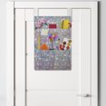 thumbnail image 2 of Colorful Hanging Pocket Organizer, Star Shapes in Various Colors Sky Night Cosmos Celebration Theme, Printed Polyester Storage Bag with Pockets, 14" x 20", Purpleblue and Multicolor, 2 of 2