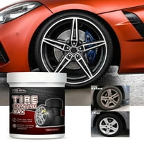 50% Off Clear! Skegnu Car Tire Refurbishment Black And Bright Coating Paste Tire Wax Darkening Gloss Bright Decontamination Cleaner Motorcycle Tire Bright 100g Deal for Days