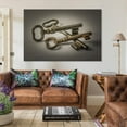 thumbnail image 3 of Three Skeleton Keys Metal Old Poster Decorative Painting Canvas Wall Art Living Room Posters Bedroom Painting,Unframe-style,24x36inch(60x90cm), 3 of 8