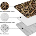 thumbnail image 5 of Dog Bones and Dog Footprints Bathroom Rugs Sets 3 Piece,Toilet Cover Set,Absorbent Non Slip Bathroom Mats Sets with U-Shaped Contour Rug Toilet Rug Set, 5 of 5