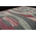 thumbnail image 3 of Rug Legend PREMIUM 3D Hand Carved Modern Abstract 5x8 5x7 Rug Contemporary 5540 Gray Pink, 3 of 5