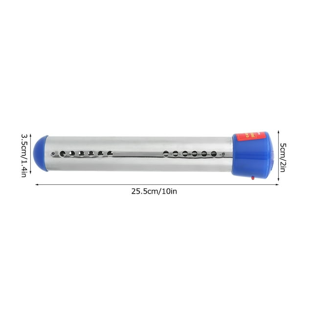 Calentador 1500W 1,5 M Calentador De Agua Eléctrico De Inmersión Flotante Portátil Caldera Azul Para Oficina En Casa Apagado No Automático 1500W