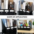 thumbnail image 3 of 5 Pcs Supports de Rangement pour Fichiers pour Magazines de Bureau Boîtes de Rangement, 3 of 8