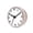 White, variant on kowaku Wall Clock Small Digital Waterproof Bathroom Clock Silent Battery Operated Suction Cup Sturdy PP PVC Material Compact Easy Reading Face Suitable for Kitchen Toilet Home Hotel White