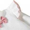 thumbnail image 6 of LOVEBAY Toddler Baby Girl Skirt Outfit Long Sleeve Ruffle Shirt Top Mini Skirt Set 2Pcs Kids Little Girl Clothes Fall Winter Outfit, 6 of 8