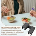 thumbnail image 5 of Uxcell 10 Pcs Chopsticks Helper, Reusable Training Chopstick Hinges Connector for Learners, Black, 5 of 7