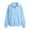 Sky Blue, variant on HomeDM Girls Long Sleeve Sweatshirts Quarter Zip Mock Neck Pullover Tops Fall Casual
