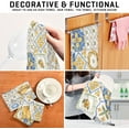 thumbnail image 7 of Dreamtimes Soft Absorbent Reusable Kitchen Towels, Set of 1|28x18 in, Lemons Talavera Dining Kitchen Living Room Tea Towels Dish Towels Decorative Towels, 7 of 7