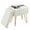 White, variant on CONCETTA Vanity Stool Chair Faux Fur with Storage, Ottoman 4 Metal Legs with Anti-Slip Feet and Furry Padded Seat for Makeup, Bedroom, Entryway, Grey