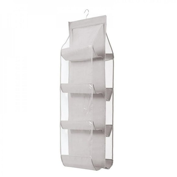 Clearance! 8 Pockets Hanging Purse Handbag Storage Organizer Dust-Proof Storage Holder Bag Wardrobe Closet for Purse Clutch with 8 Larger Pockets