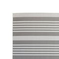 thumbnail image 2 of Sue 5 x 7 Soft Area Rug Rectangular Clean Stripes Medium Gray Cream- Saltoro Sherpi, 2 of 5