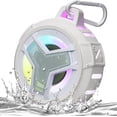 thumbnail image 1 of GHSDFBB Bluetooth Shower Speaker, IPX7 Waterproof Mini Portable Speakers, True Wireless Stereo Bluetooth 5.0 with Clear Sound, Floating, 2000mAh with LED Light Show for Home, Beach, Shower, Whit, 1 of 7