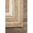thumbnail image 3 of KLAVATE Indian Handmade Farmhouse Natural Jute Rectangular Room Area Rug (2X3), 3 of 4