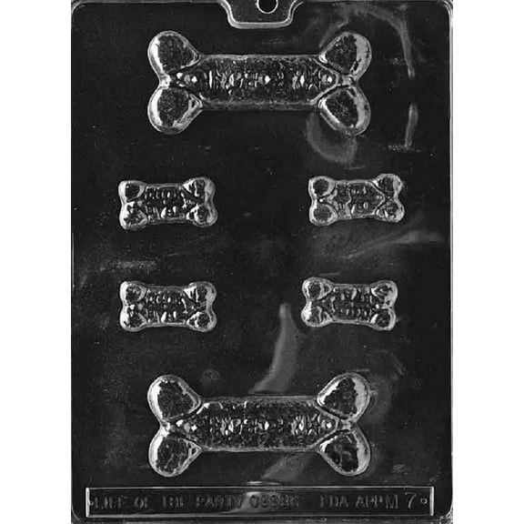 Grandmama's Goodies M007 People Bones Chocolate Candy Soap Mold with Exclusive Molding Instructions